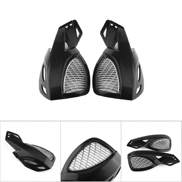 Universal 7/8\" Dirt Bike Scooter ATV Motorcykel Borstskydd Handskydd Svart