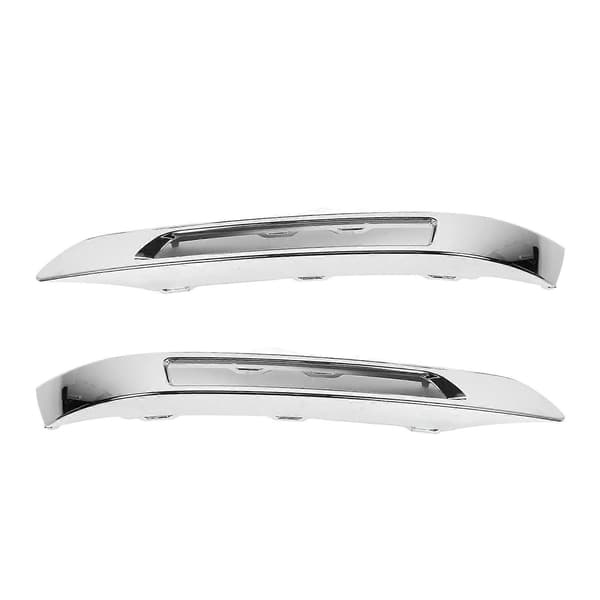 2 stk. Tåkelys Grill Krom List Trim Deksel Erstatning for Benz GLK?Klasse X204 Standard Facelift 2013 til 2015
