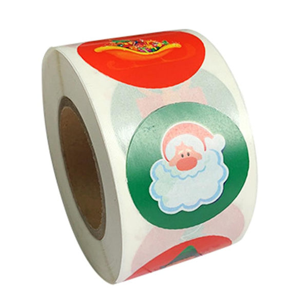 500 st. Cartoon Växt Blomma Tack Stickers Tätning Etikett För Bröllop Jul Presentpaket Kuvert Kontorsmaterial Sticker