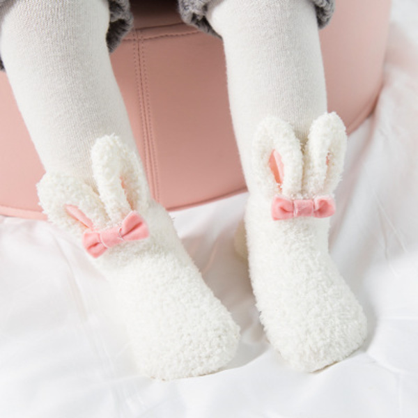 ##/Halksäkra babysockor 6 par Anti-halk babysockor Vinter Halksäkra babysockor för flickor och pojkar##/