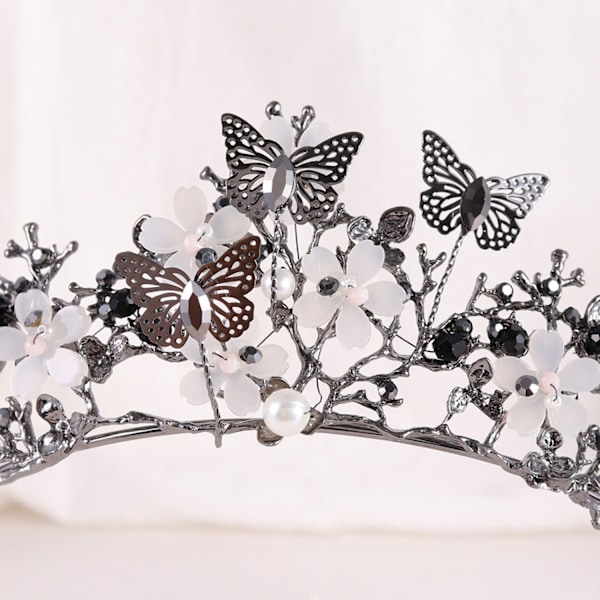 ##/Sort Brude Tiara Krone Legering##/