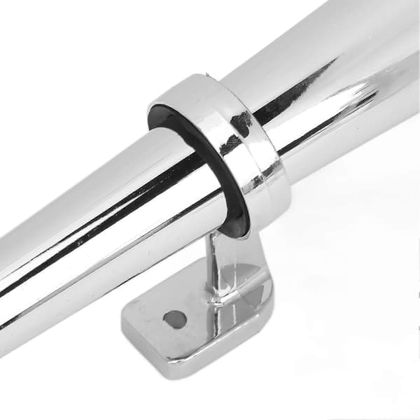 Elektrisk trompethorn 1 rør for tog bil båt sinklegering krom plating 135db 450mm 12V/24V