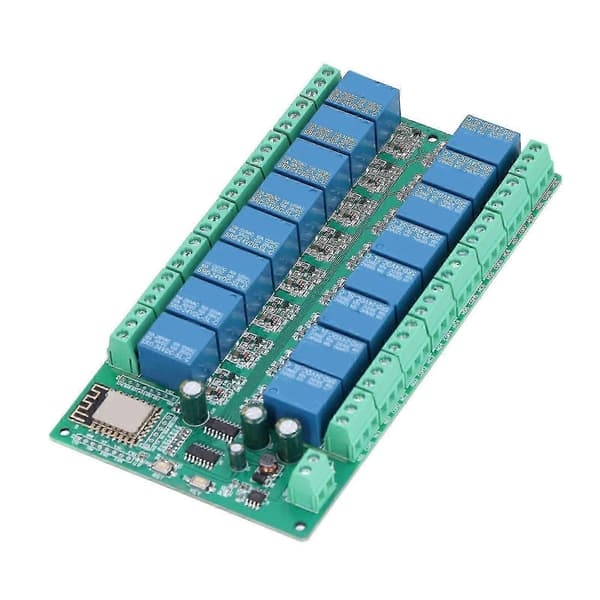 Trådløst kontrollrelébord Relémodul 16-kanals relébord Relébrytermodul