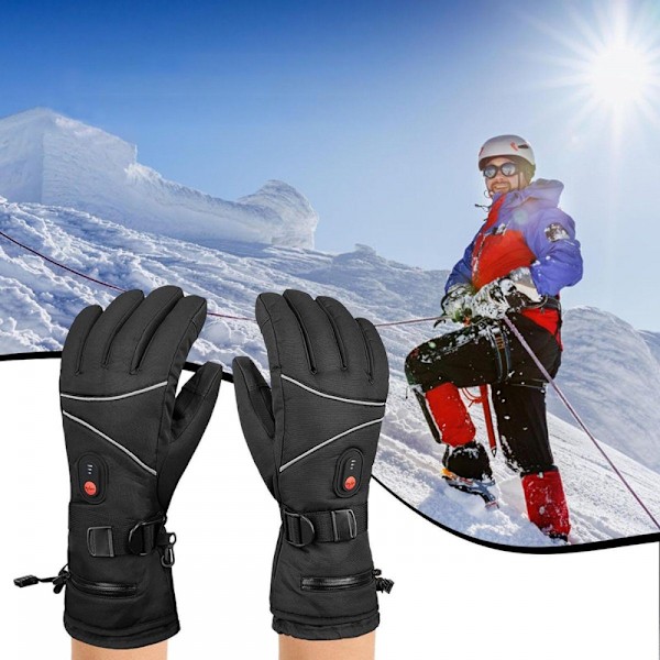 ##/Laderbare Oppvarmede Hansker Vinter Varme Sykkelhansker##/