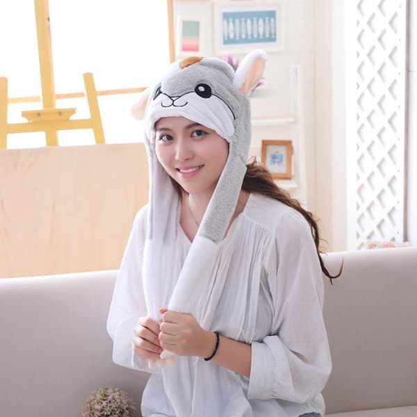 Hamsterhatt med rörliga öron
