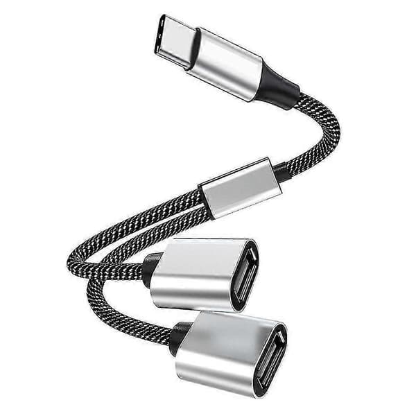 Usb C - Usb Otg -sovitinkaapeli, tyyppi C uros - Usb2.0 naaraslaajennushub-telakointiasema U Dis -levylle