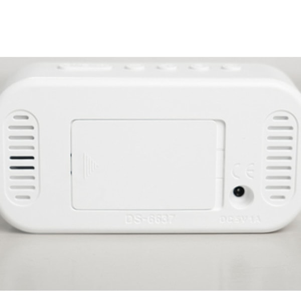 ##/Elektronisk klocka med vit LED-digital display##/