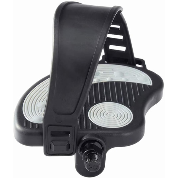 ##/Træningscykelpedaler med stropper til træningscykel/dynamometer, spinning##/