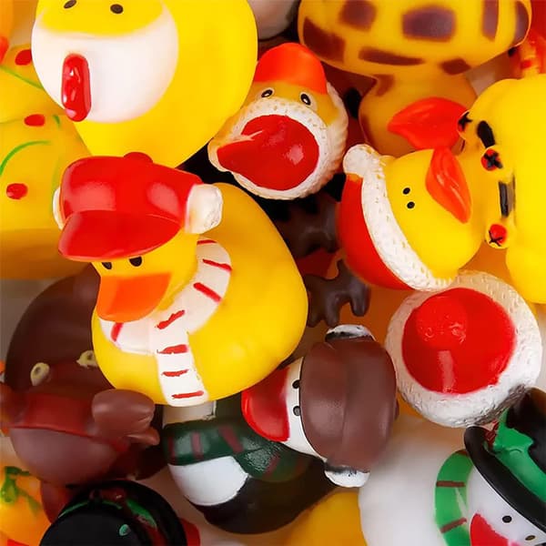 Julekalender - Gummiand Jule Nedtællingsfest Overraskelsesgave til Børn