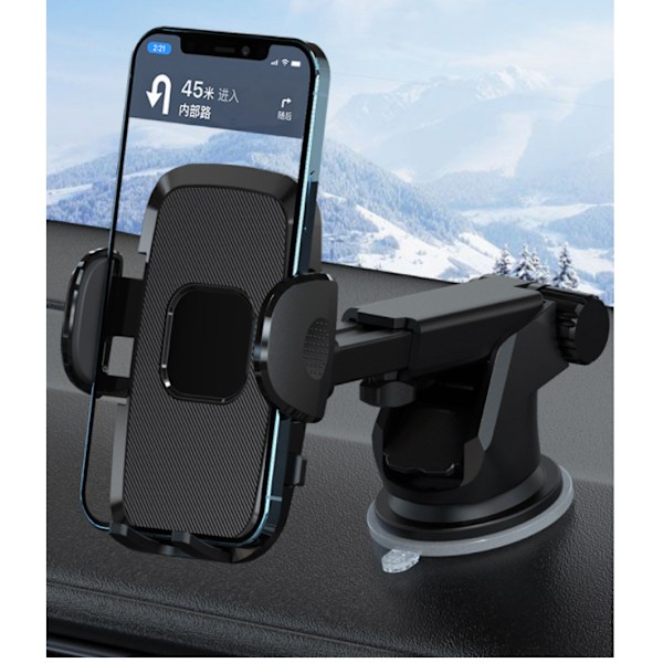 Biltelefonholder til dør Universal Bærbar Base/3 i 1: Sugekop