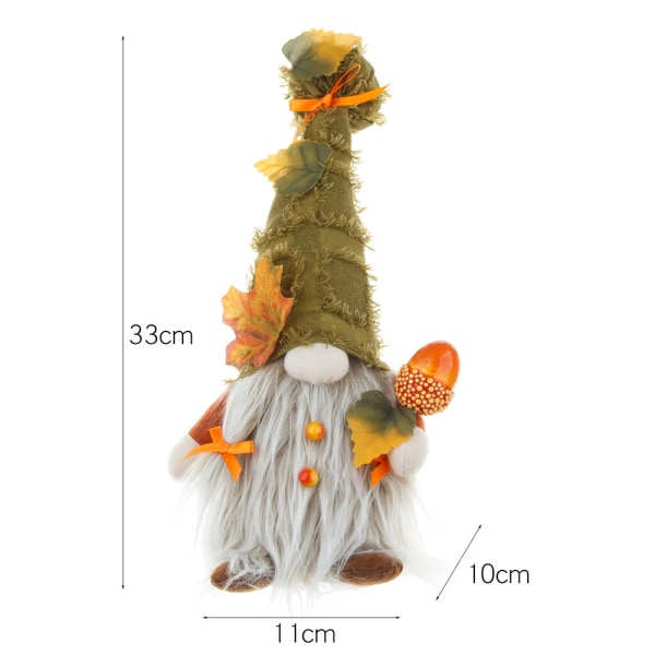 1 x Flettet Ornament til Jul, Efterår, Thanksgiving, Høstfest
