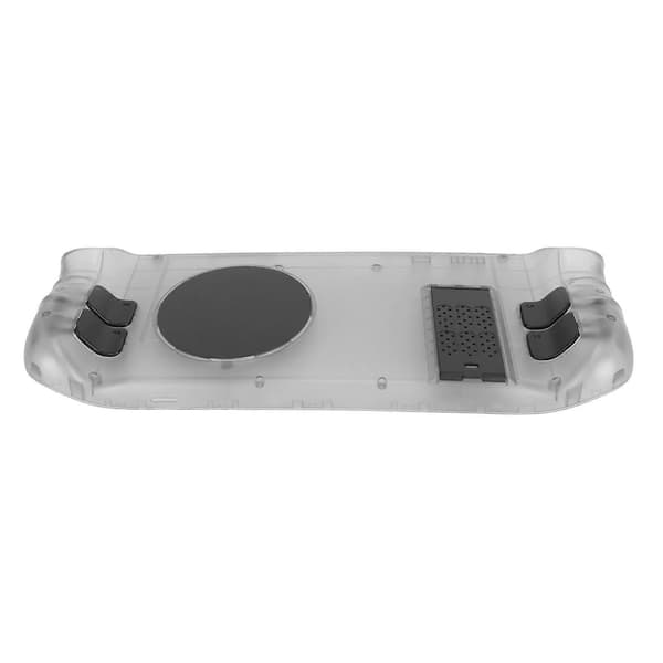 til Steam Deck Bagplade Varmeafledning DIY Udskiftningsskal Ekstern Halvleder Køler til Steam Deck Grå Transparent Etui