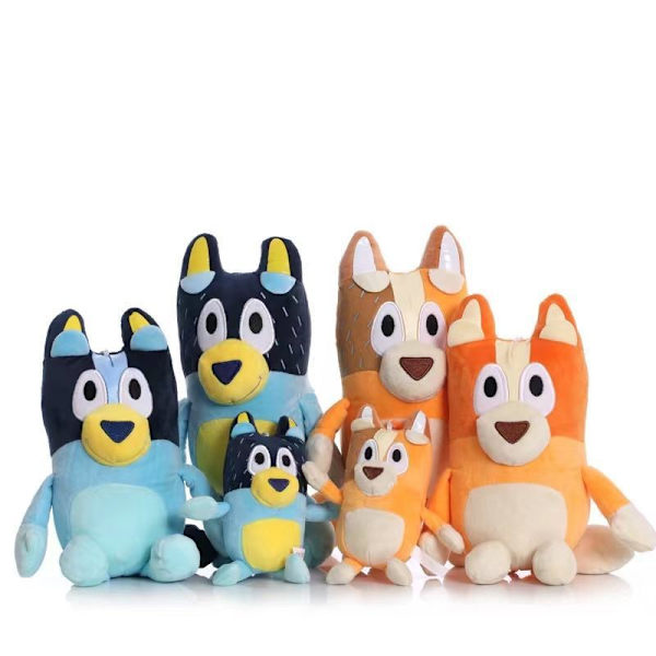 Plushleksaker (Bruy), Bruys plyschanimerade leksaker, tecknade dockor, an