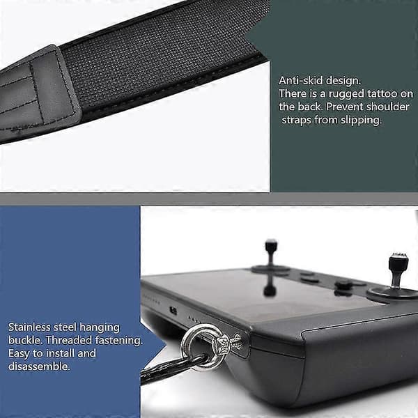 EVAGO Nakkestropp Smart Kontroller Lanyard med Fjernkontrollspenne for Dji Mavic 2 Pro Zoom