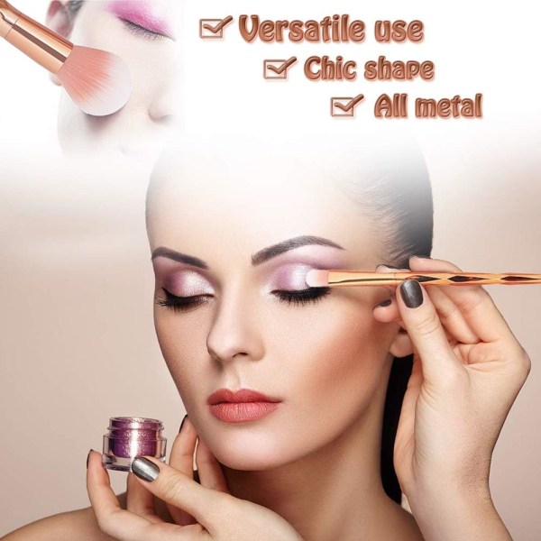 (20 sminkborstar) Diamond Makeup Brush,Professional Makeup Br