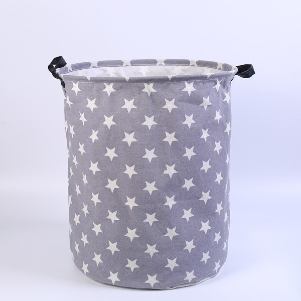 /#/Freestanding Laundry Basket Storage Sorter Drawstring Lid Collapsible Thick/#/
