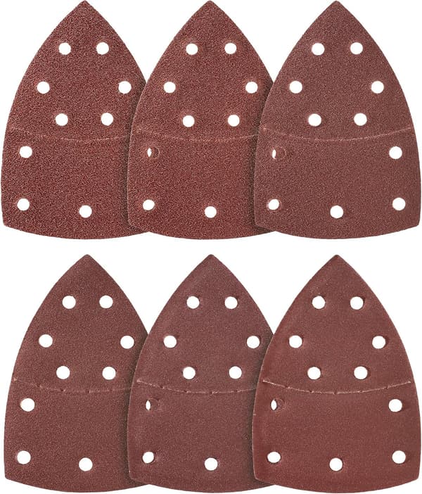 Slipeskiver │ 50 stk │ 11 hull │ 105 x 152 mm │ 80 korn