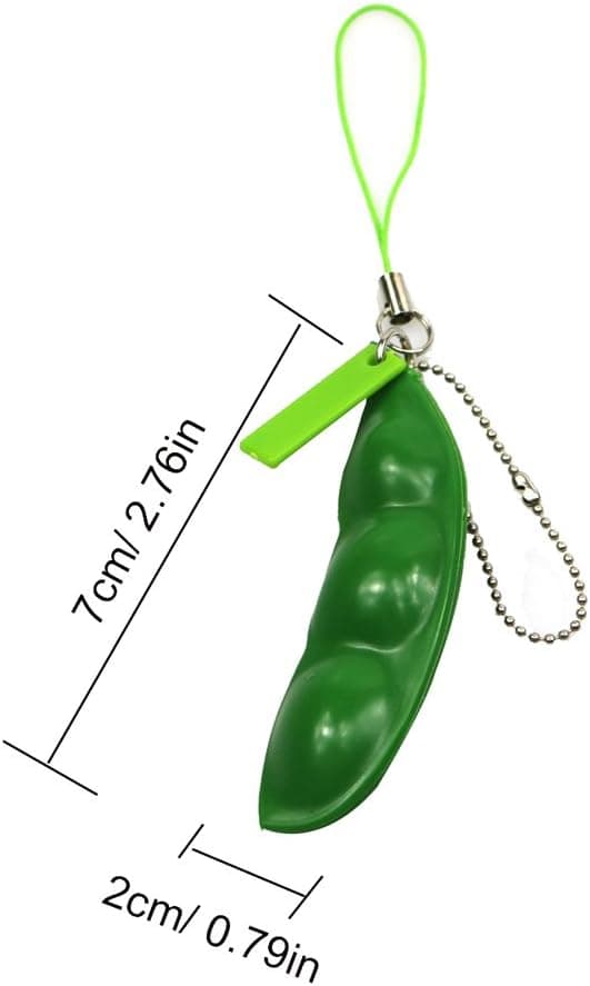 ##/6-pack Squeeze Bean Nyckelring Nyckelring##/