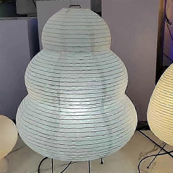 LED Japansk Ris Papir Dekorativ Bordlampe Moderne Atmosfære Nattlys Sengelampe for Restaurant Cafe EU Plugg
