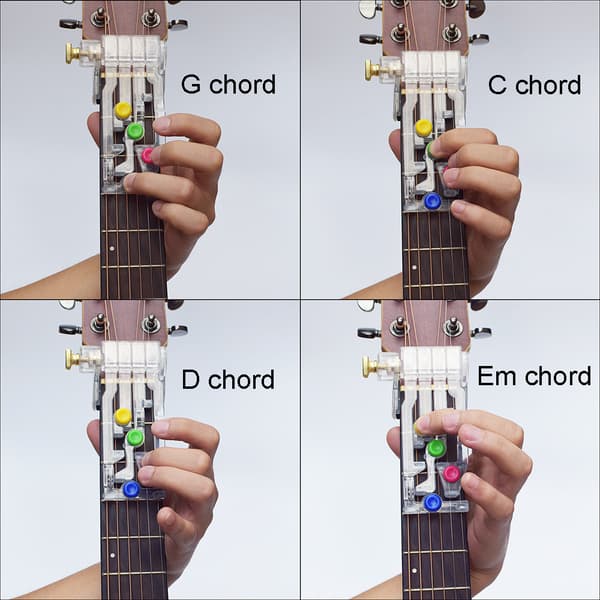 Guitar Begynder, En-Nøgle-Akkord Assisteret Læringsværktøjer, Guitar Pr