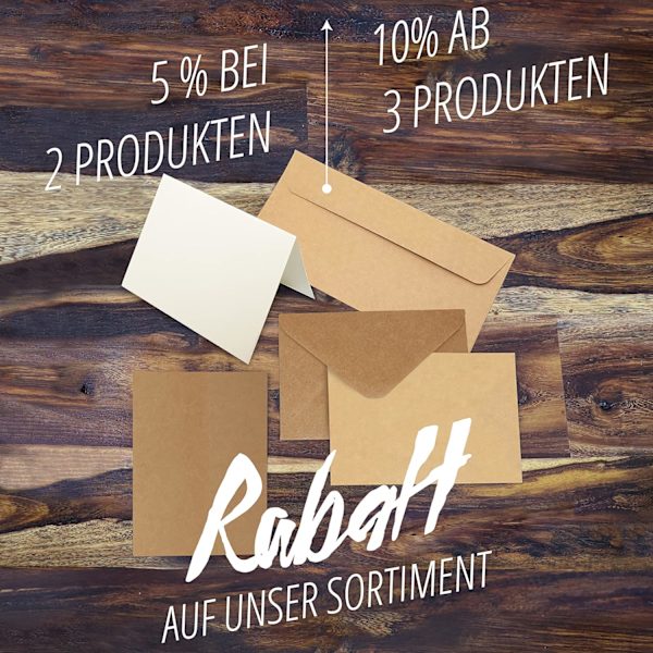 Kuvert (100 st) i ljusbrunt vintage kraftpapper,