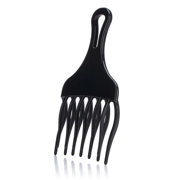 2 stk. The Big(Black) Afro Kam, Plastik Bredtandet Afro Kam