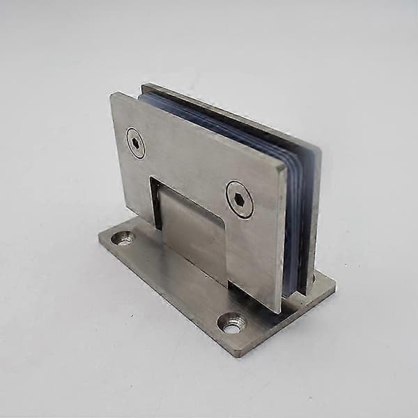 Glas Klemmer Rustfrit Stål Glas Klemmer Justerbart Glasbeslag Flad Bagside Til Balustrade 90 grader