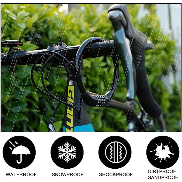 Sort cykel lås, elektrisk scooter lås, cykel lås, scooter