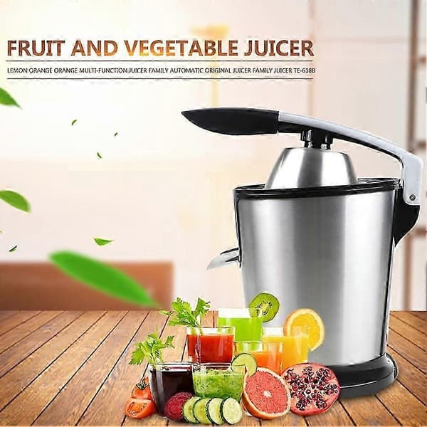Elektrisk Citruspress Professionell Spak Rostfritt Stål AGR80 BPA-fri, Pressa Apelsin, Citron, Grapefrukt