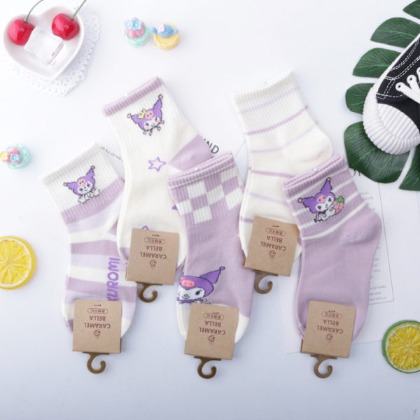 ##/10 par Kuromi barns strumpor 9-12 år##/