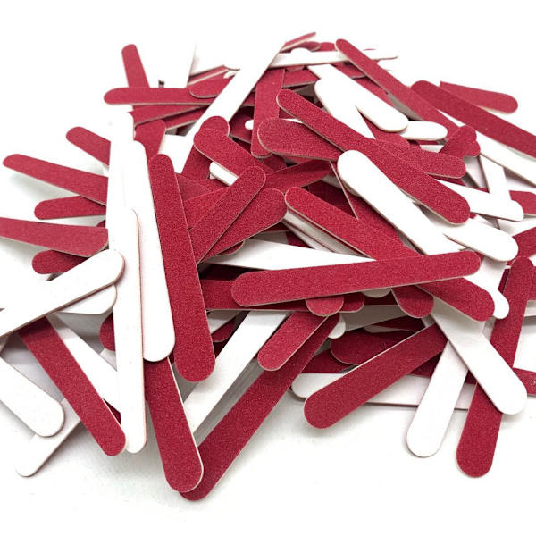 50 Engångs Bruna Nagelfilar