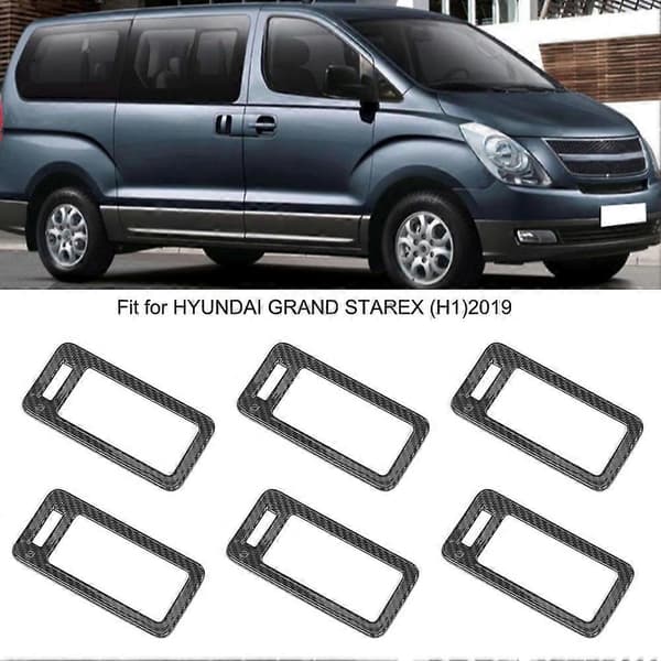 6 st Bakre Luftventil Trim Skydd Passar HYUNDAI GRAND STAREX (H1) 2019