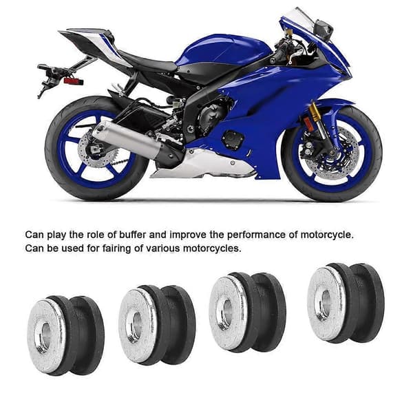 10 stk. Motorcykel Gummi Grommets Bolt Kit Udskiftningstilbehør Passer til Honda Kåbe