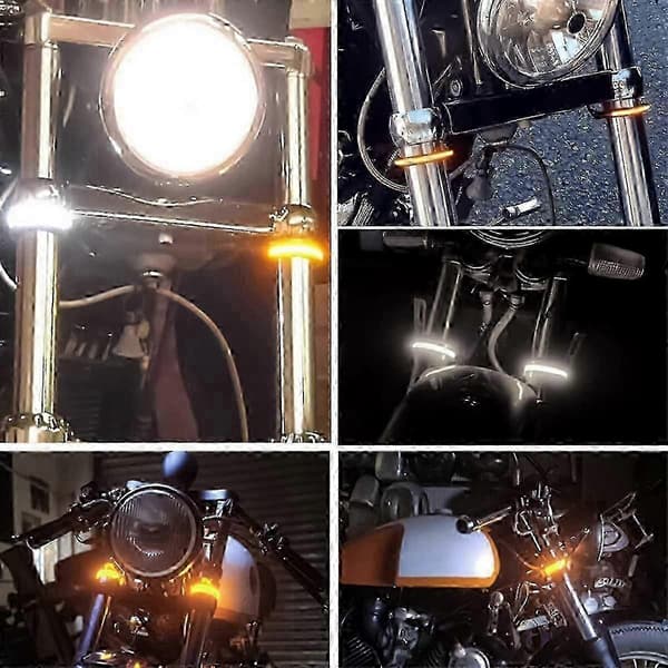 2 stk. Motorsykkel LED Blinklys