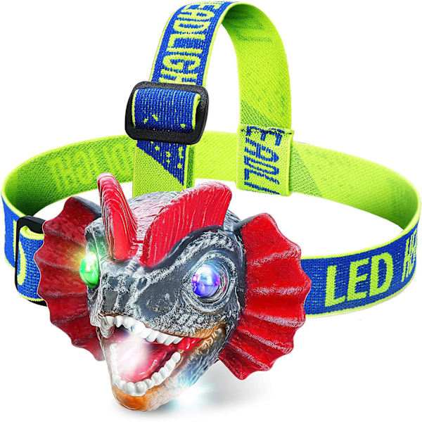 ##/Dinosaur Legetøjs Hovedlampe Drenge Camping Tilbehør - Børns Hovedlygte Børn##/