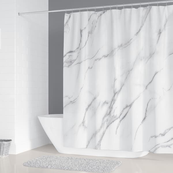 3D-printet dusjforheng - 165*180cm marmorering