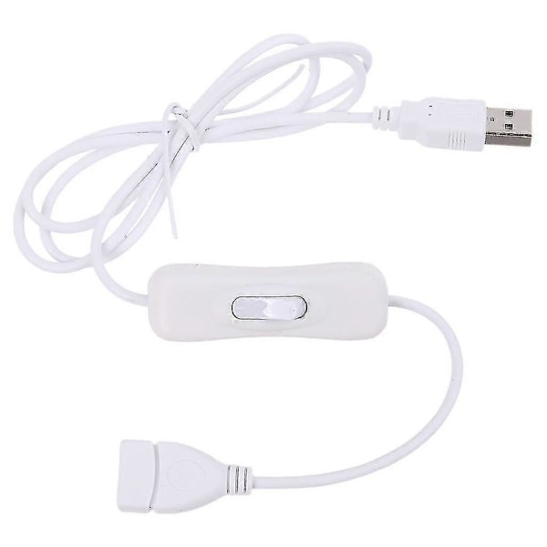 Usb 2.0 Han til Hun Kabel med Kontakt Kabel Forlænger Toggle til Strømforsyning