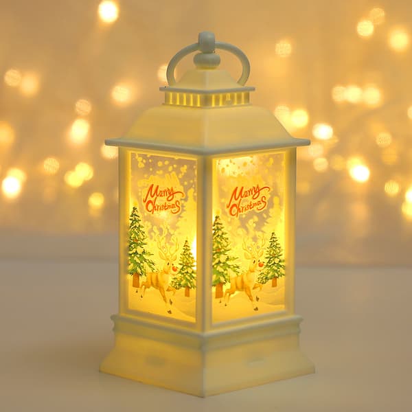 /#/Julebord Lysestake Lampe - Elg, LED Juledekorasjon/#/