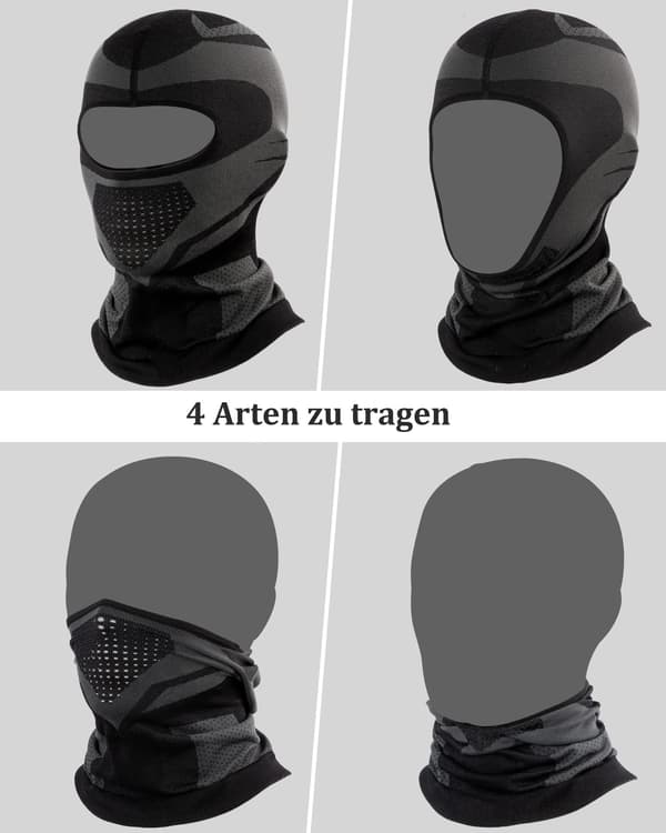 ##/Balaclava Skidmask Vindtät Ansiktsöverdrag Motorcykel Halsvärmare (1-pack)##/