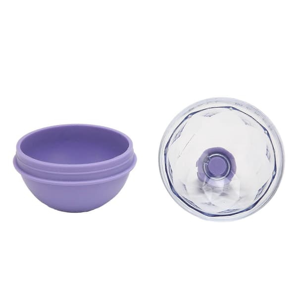 Isballform Myk Bunn Søt Form Rund Isform Maker for Vin Kaffe Frukt Te Lilla