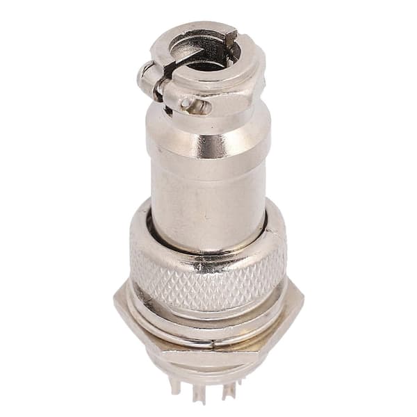 5 st Aviation Plug Connector Hane Hona Trådpanel Strömchassi Metallbeslag GX16 16mm 450V9pin