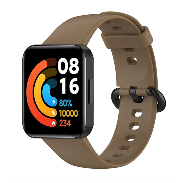 Silikonarmband för Xiaomi Mi Watch 2 Brun