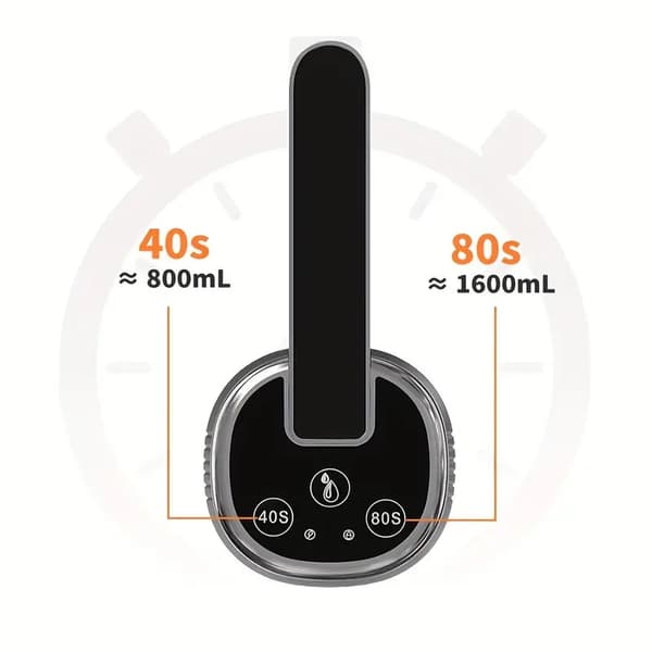 Bärbar 5 Gallons Vattenflaskpump Dispenser - Vikbar Automatisk Dricksvattenpump (Grön)