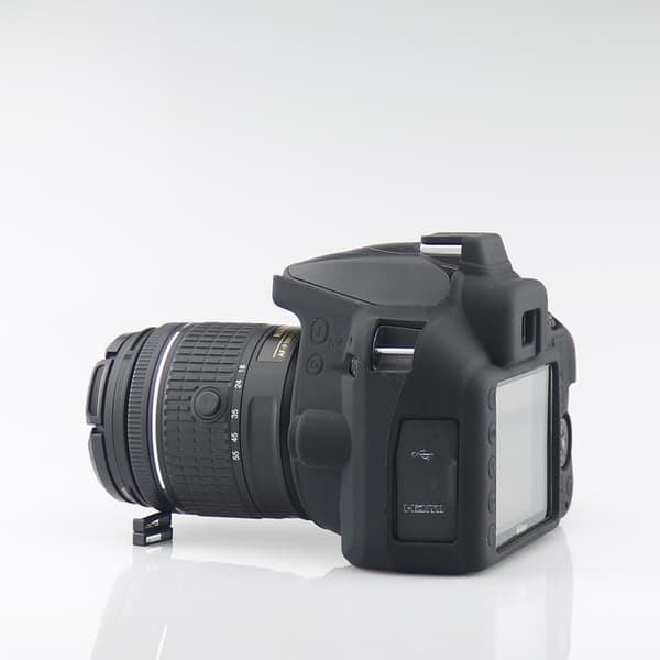 Etui til Nikon D3400 silikon kameraveske tilbehør (red)