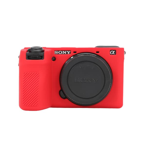 Etui til SONY A6700 kamera Anti-fall silikonetui (red)