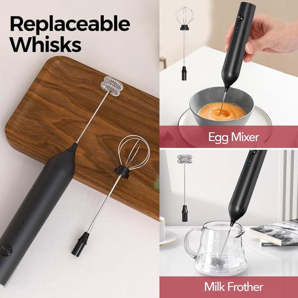 Melkeskummer USB oppladbar elektrisk blender