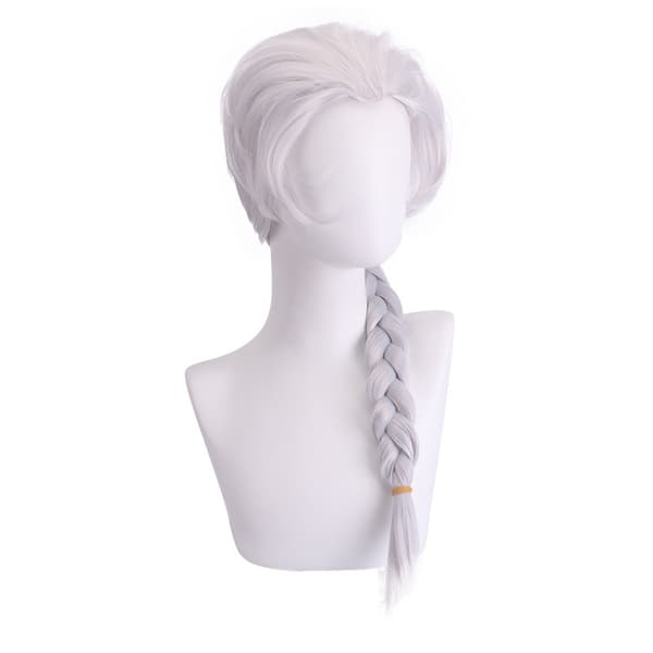 Peruk Frozen Princess Elsa Silverperuk