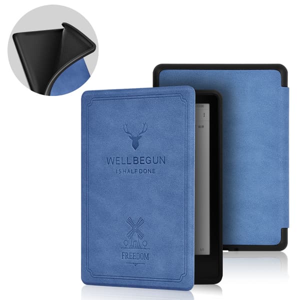 Fodral för Kindle Paperwhite 4 (6\") 2018 Dark Blue