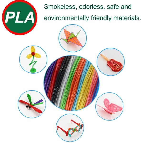 3D-penna med 9 meter PLA-filament (blå)
