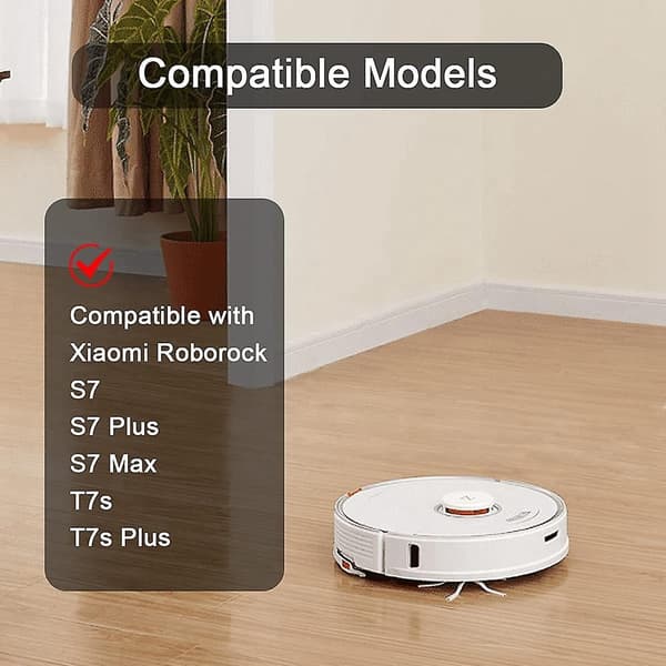 Støvsugertilbehør til Xiaomi Roborock S7 S7PLUS T7S T7SPLUS - Erstatningsmoppekluter for engangsbruk